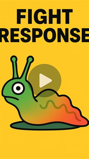 Animal Videos on Instagram: "The chromeleon slug is a fascinating example of adaptation — it changes colors in response to stress or threat, just like our bodies shift during the fight or flight response. When danger appears, the slug’s color shift acts as camouflage, helping it survive. In humans, our version of that color change happens inside — our nervous system releases adrenaline, our heart rate spikes, and our senses sharpen. Both reactions are about survival, triggered by the same instin