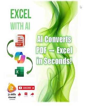 Extract PDF Data to Excel with AI | AI-Powered PDF to Excel Conversion #shortsvideo #pdfconversion