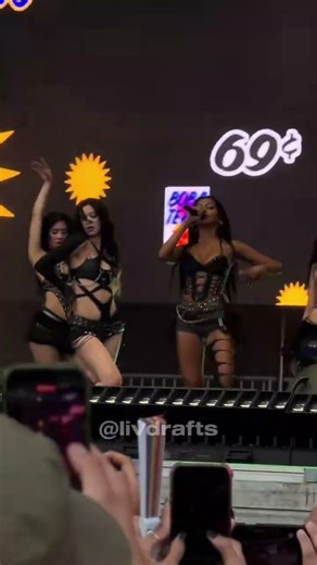 KATSEYE performing “Gnarly“ Live | @ Lollapalooza Chile 2026 💚✨🥪💫✨🩷 part