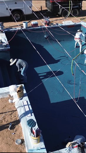 The interior finish plays a huge role in the final look of the pool. From water color to texture, this step is key to creating a pool that’s built to last. 📞 602-737-0521 🌐 helixlandscaping.net 📧 info@helixlandscaping.net . . . #helixlandscaping #luxurylandscapes #backyarddesign #arizonalandscaping | Helix Landscape Design and Construction