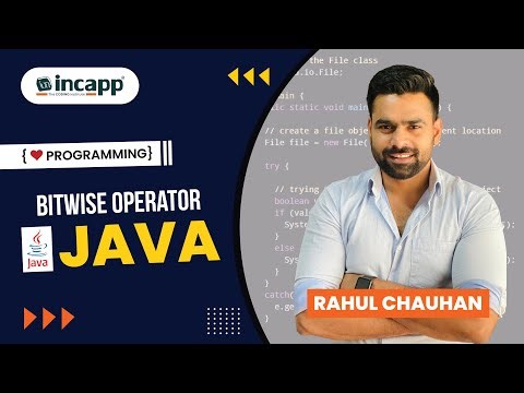 Bitwise Operator in Java by Rahul Chauhan Sir | java | Incapp #incapp #rahulchauhansir