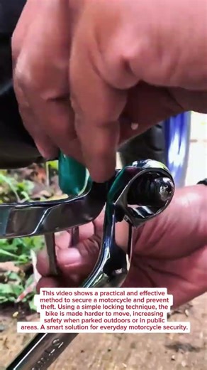 Smart and Effective Way to Lock Your Motorcycle Against Theft