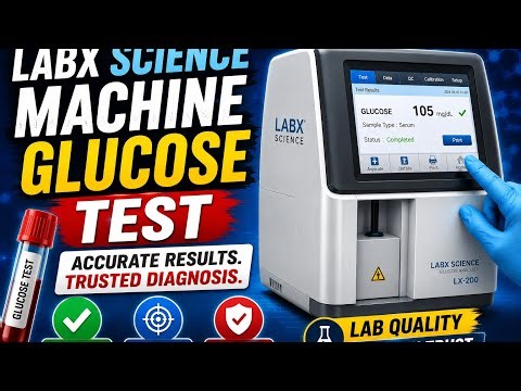 Glucose Test Machine Full Process | Accurate Blood Sugar Report