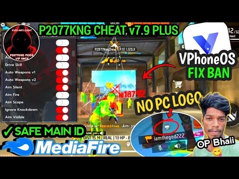 P2077KNG CHEAT V7.9 MOD MENU OB50 ANTIBAN FULL UPDATE 100% SAFE FF MOD CS | BR RANK WORKING ✅