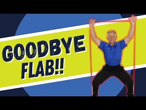 GOODBYE FLAB!! With this 10 minute Full Body Large Loop Band Workout (Anywhere)