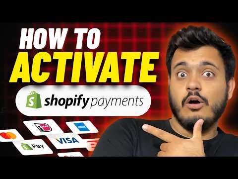 How to Activate Shopify Payments (Step-by-Step Guide 2026)