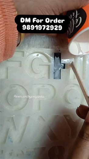 H Letter Resin Keychain Making ✨ | Handmade Custom Keychain | Resin Art