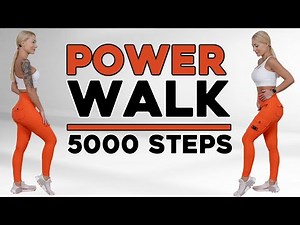 5000 Steps Walking At Home Workouts | 2 Mile Power Walk | Walk at Home