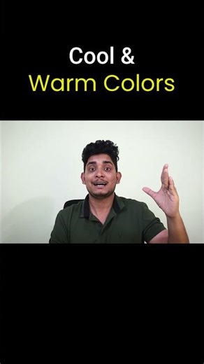 Warm Colors vs Cool Colors in color theory tamil | #Shorts