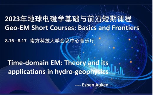 Esben Auken-Time domain EM - Theory and application