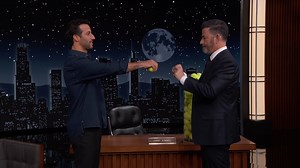 Daniel Ricciardo tests Jimmy’s reflexes! 😂🎾 | Jimmy Kimmel Live
