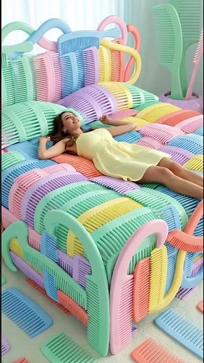 【ASMR】Fantasy Bed | Toothpaste, Comb & Brush | Relaxation 🛏✨#asmr #sleep #viral #shortvideo