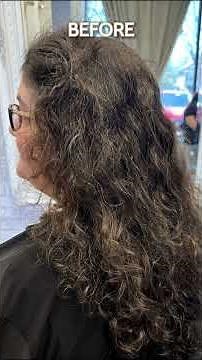 Frizz + hair loss + no volume = this transformation #beforeandafter #hairfix