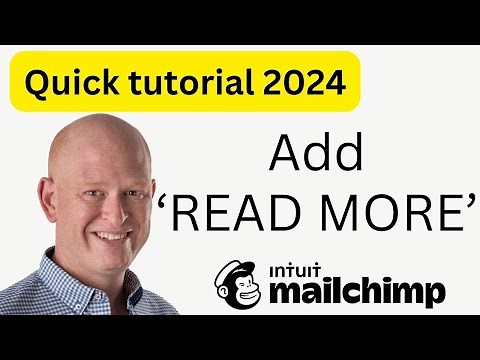 Mailchimp | How to add 'Read More' to email ✔️