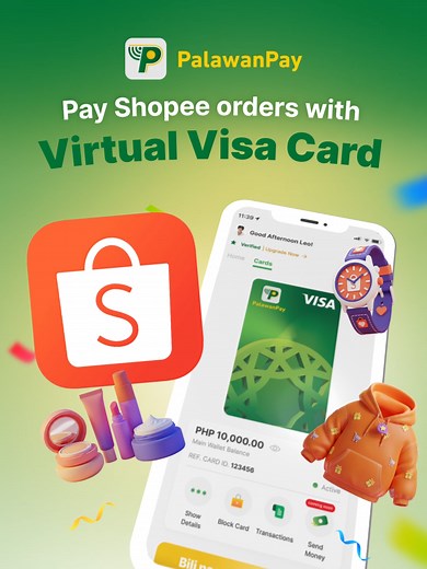 Pag-link ng Virtual Visa Card sa Shopee