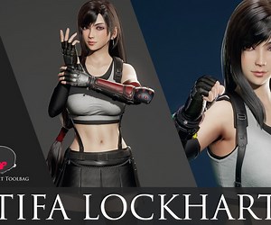 ArtStation - Tifa Lockhart - Game Ready | Game Assets