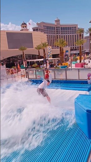 Nick Nguyen on the FlowRider at Planet Hollywood Resort Casino Las Vegas 2025