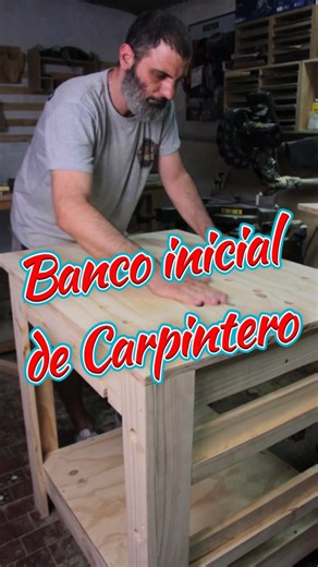 Carpintero del Oeste on Instagram: "BANCO INICIAL DE CARPINTERO DE 6 FUNCIONES Cuando uno empieza en carpintería, empieza como puede. Con ganas, con ideas, con algunas herramientas… pero muchas veces sin un banco firme donde trabajar de forma cómoda y segura. Esta idea de banco nació de la necesidad de muchos ex alumnos, que comenzaron con los primeros niveles de carpintería maciza, pero les faltaba un buen banco para poder trabajar como corresponde. No es enorme ni perfecto, pero está pensado p