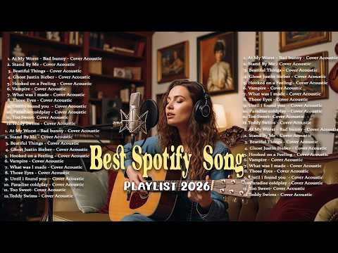 Best Spotify Song 2026🎵🎧| Soft Acoustic Cover Love Song | Chill & Positive Vibes Music