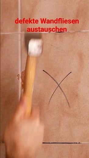 defekte Wandfliesen austauschen #Wandfliesen #Bodenfliesen #abdichten #verlegen #ausfugen