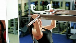 Fitness Workout Brunette Woman Gym Girl Stock Footage Video (100% Royalty-free) 24044854 | Shutterstock