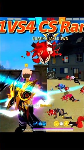 1vs4 Gameplay😄#shortvideo # #short #chgamer6204
