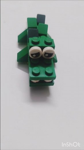 Tiny LEGO Crocodile 🐊 #LEGO #LEGOCreator #Crocodile #LEGOAnimals #Shorts #CreativeBuild #DIYLEGO