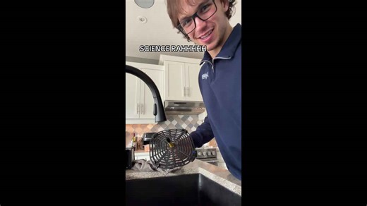 Quantum physicist shows how energy transferred using a tap and spinning object