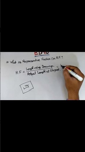 Type of scale :- what is R.F.?