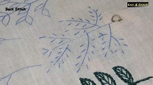 Embroidering Leaves with Basic Stitches Speak your Heart through Hands & Happy Stitching ♡ | Knit and Stitch