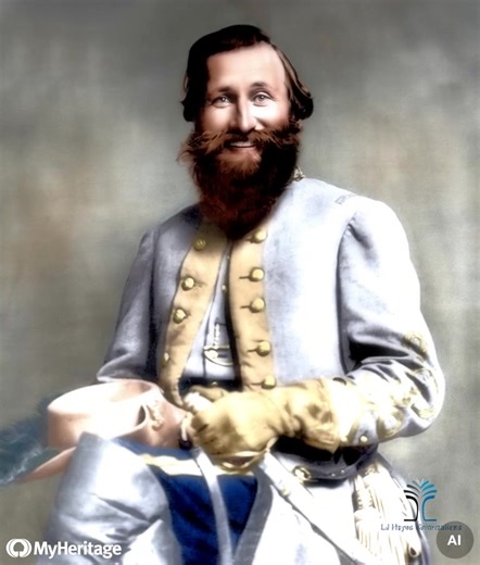 138K views · 3.6K reactions | JEB Stuart in living color. | LJ Hayes Colorization of Southern American History | Facebook