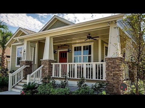 Charming single-story Craftsman-style house floor plan design 3 bedrooms
