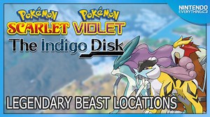 Raikou, Entei, and Suicune location guide for Pokemon The Indigo Disk
