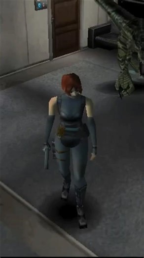 NOPE! #dinocrisis #funnymoments #survivalhorror #dinosaur #dreamcast #capcom