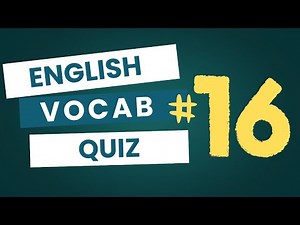Can You Pass This English Vocabulary Test? 🧠 | Challenging Word Games