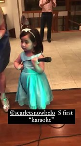 Thank you @alicegeduardo for sending this cute video of @scarletsnowbelo first “karaoke” at 1 and a half years old. | Vicki Belo, M.D.