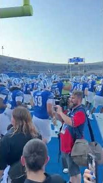 Memphis Tigers take to the field ahead of Arkansas State game