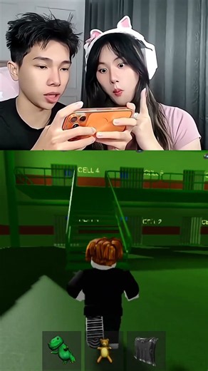 My girlfriend catched by Zombie Barry and she upset 😢#roblox #robloxedit