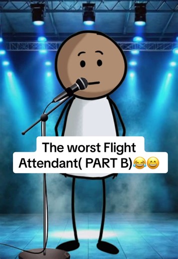 The worst Flight Attendant( PART B)😂😄 #flight #plane #travel #air #humor #comedy #funny #animation #fyp #jokes #laugh #cartoon #fypシ #viral