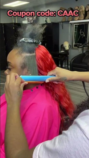 Versatile Quick Weave Tutorial ❤️Red Hair Half Braid Half Weave w/ Leave Out Tutorial Ft.#ULAHAIR