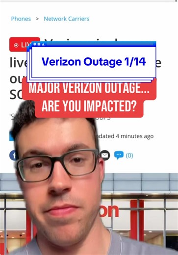 Hello is this thing on 🚨🤨 a major Verizon outage has over 100,000 customers searching for if Verizon is down, according to Down Detector. That iPhone SOS status where your bars should be are a sign you might be impacted. #verizonoutage #downdetector #breakingnews #verizon #phones