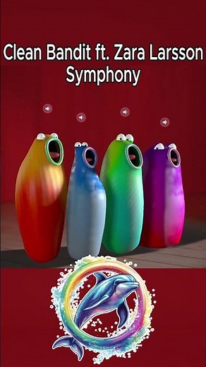 Clean Bandit ft. Zara Larsson - Symphony (Dolphin Meme) - Blob Opera