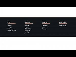 Create Responsive Footer with HTML & CSS | Step by Step Tutorial