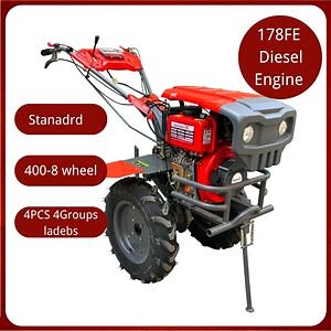[Hot Item] Farm Tractor Diesel Engine 4 Stroke Diesel Power Tiller Rotary Tiller for Agriculture Use Cultivators