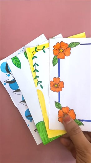 🌸Beautiful front page designs &Schoolproject ideas🌼#frontpagedesign #schoolproject #borderdesigns