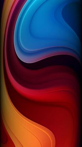 Multicolored Business Background with Twisting Paints, Abstract Waves, Colors, Unique Design, Painting, Reflection