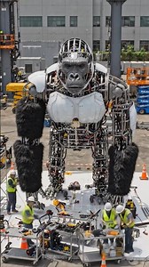 Giant Robot Gorilla Build Process 🦍 Future Technology #shorts