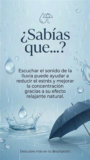 🌧️ Escuchar Lluvia para Relajarte: El Truco Mental que Mejora tu Concentración