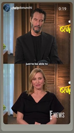Keanu Reeves Interview excerpt with Cameron Diaz ❤️ 🥰 🎬