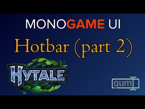 Hytale in Monogame: Wire up the Hotbar